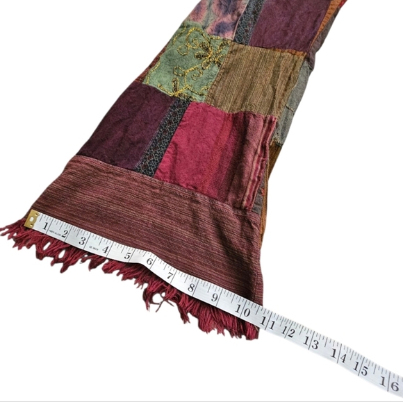 Bohemian Patchwork Multicolor Pants - Picture 5 of 6